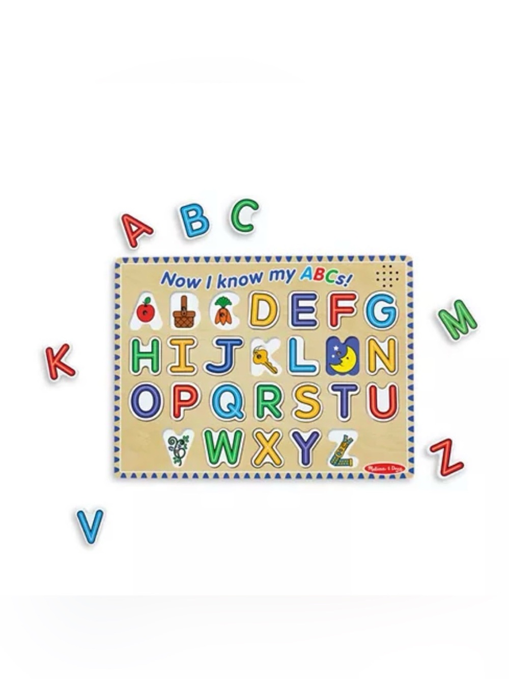 Melissa & Doug ABC Wooden Letter sound Puzzle